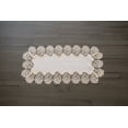 thumbnail image 5 of Beige Rose Lace Table Runner (14"x27"), 5 of 6