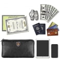 thumbnail image 3 of Jinsinto Fireproof Silicone Money Deposit Bags with Metal Zipper, Assorted Colors, 3 of 5