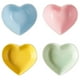 thumbnail image 1 of 4 platos de cerámica para condimentos, cuencos de cerámica para mojar, cuencos de especias con forma de corazón, cuencos para condimentos., 1 of 5