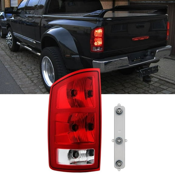 Nilight Taillight Assembly Compatible with 2002 2003 2004 2005 2006 Dodge Ram 1500 2500 3500 Rear Lamp Replacement OE Style Driver Side
