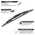 thumbnail image 5 of 2 Set Car Accessories: 1 Set Rear Windshield Wiper Arm Set & 1 Set Rear Window Wiper Blade Windshield Wipers Arm,1 * Rear Wiper Arm 1 * Rear Wiper blade 1 * Wiper Arm 1 * Wiper blade,Black, 5 of 5