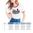 thumbnail image 4 of Camisetas de manga corta con estampado de letras de moda Camisetas de empalme delgadas unisex de cuello redondo Ehuebsd Para estrenar, 4 of 4