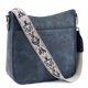 thumbnail image 1 of Bandoleras BOSTANTEN Trendy de piel vegana hobo azul marino, 1 of 8