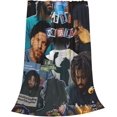 thumbnail image 2 of Js Music Coles Flannel Blanket Air Conditioning Blanket Nap Blanket Sofa Throw Blanket Throw Blankets 60"X50", 2 of 6