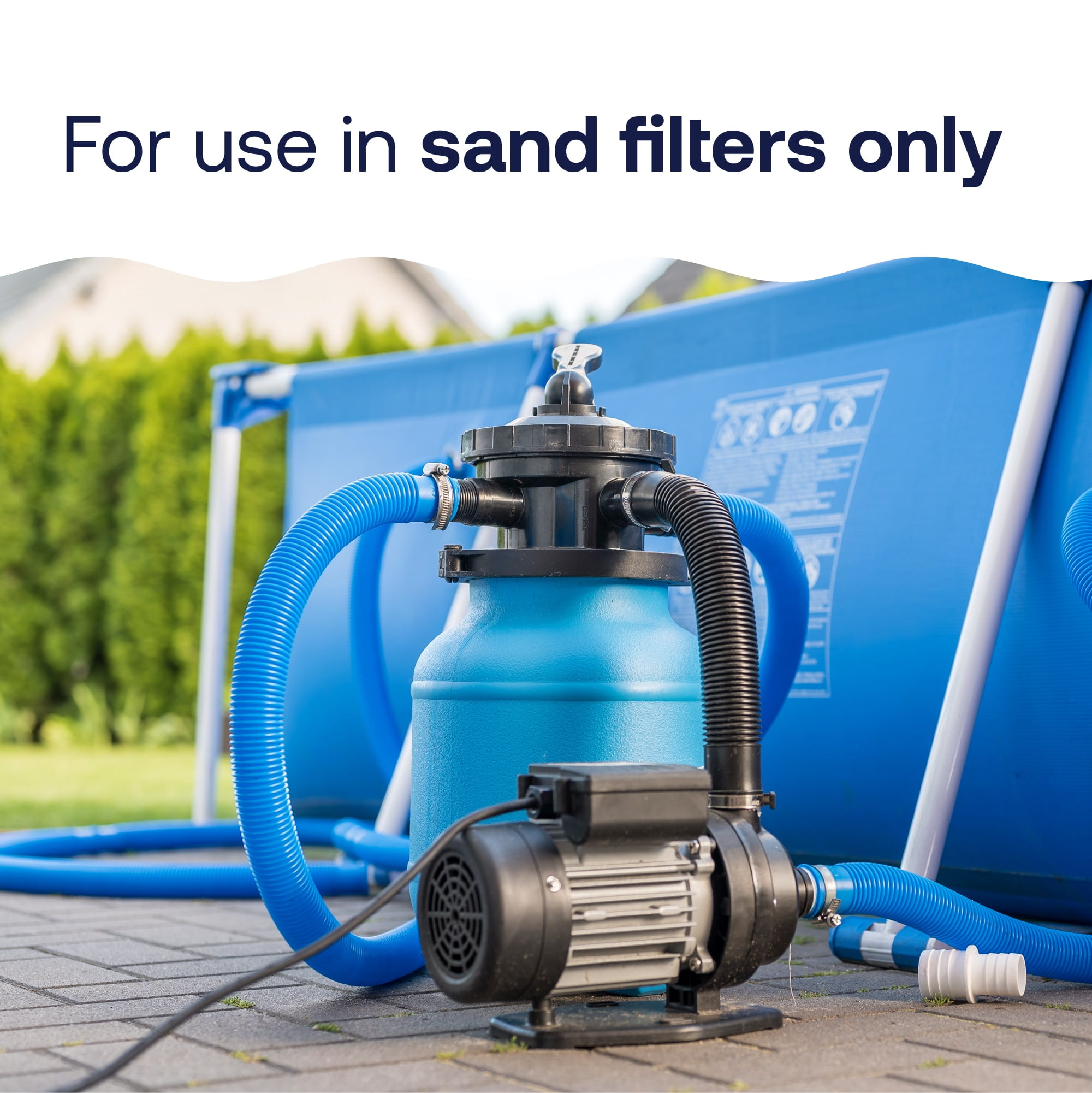 HTH Pool Care Silica Pool Filter Sand 50 lb