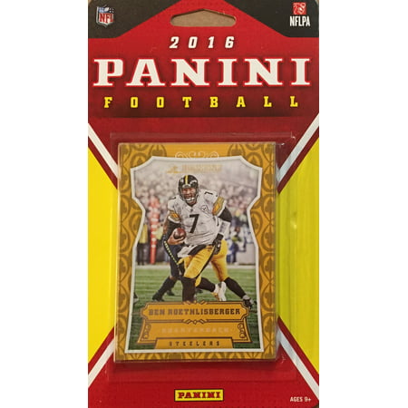 Pittsburgh Steelers 2016 Panini NFL Football Factory Sealed Team Set with Ben Roethlisberger, LeVeon Bell, Antonio Brown, Demarcus Ayers Rookie