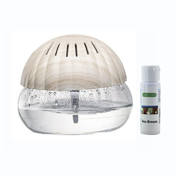 EcoGecko Sea Breeze Water Air Revitalizer, Air Washer, Air Freshener, Room Aromatizer, Aroma and Essential Oil Diffuser with 30ML Sea Breeze Oil for Home, Office