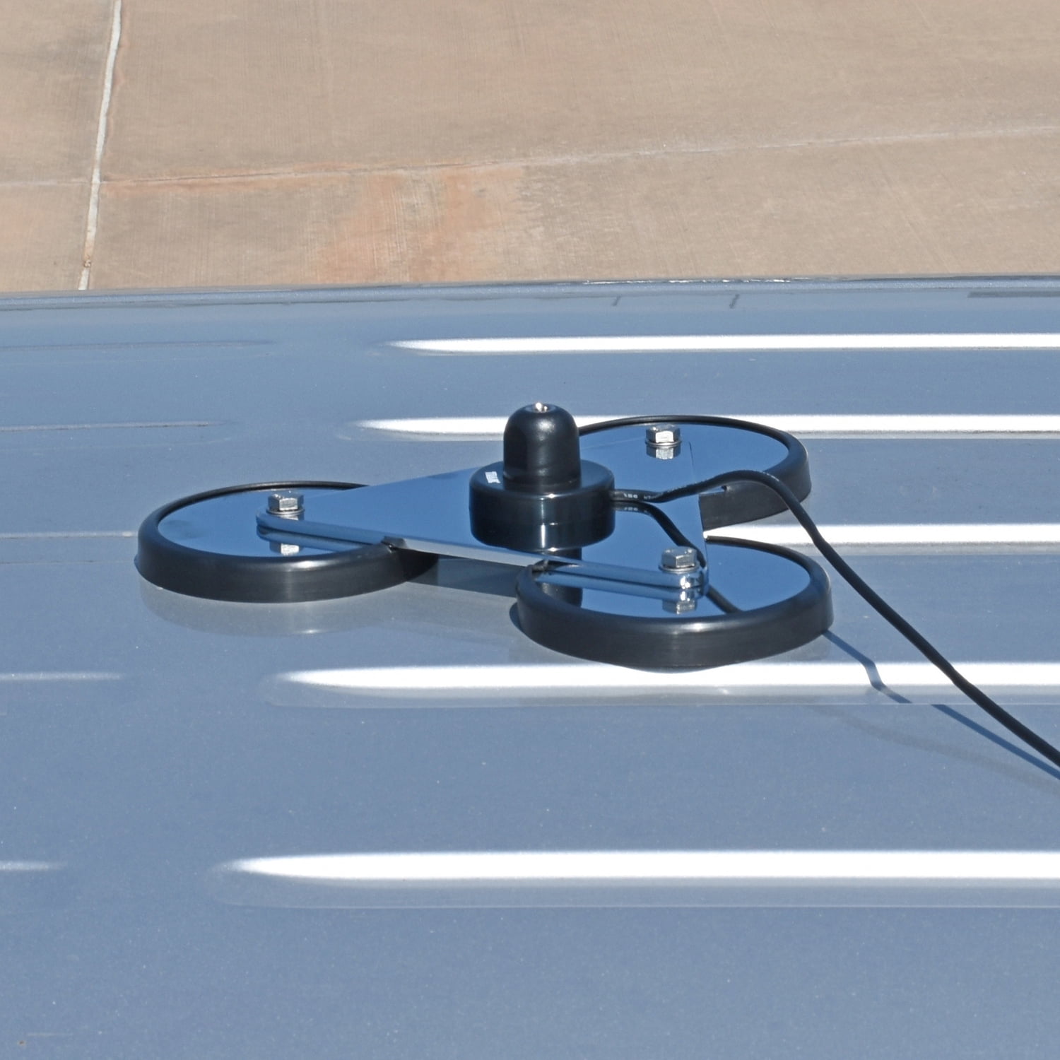Tram 270 Super-Strong 12-3/4 In. Tri-Magnet CB Antenna Mount with 5-In. Magnets with Rubber Boots, 18-Ft. RG58 Tinned Copper Braid 95% Shield Cable 270