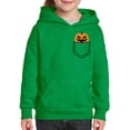 thumbnail image 3 of Awkward Styles Halloween Hoodies for Kids Girls Boys Angry Pumpkin Hooded Youth Sweatshirt Pocket Print, 3 of 5