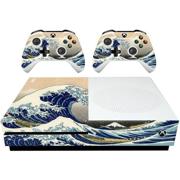 VWAQ Xbox One S Wrap Decal -The Great Wave Of Kanagawa Skin Sticker Video Game Accessory -VWAQ-XSGC8