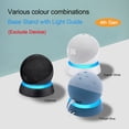 thumbnail image 4 of C Yecen Soporte De Mesa Para Echo Dot 5.ª Generación Soporte De Escritorio Para Echo Dot 5.ª Y 4.ª Generación Soporte Base Con Guía De Luz Y Con Gestión De Cables Integrada Azul Nube, 4 of 5