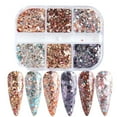 thumbnail image 2 of Fridja Style Nail Sequins Summer Color Translucent Irregular Nails Irregular Pat, 2 of 2