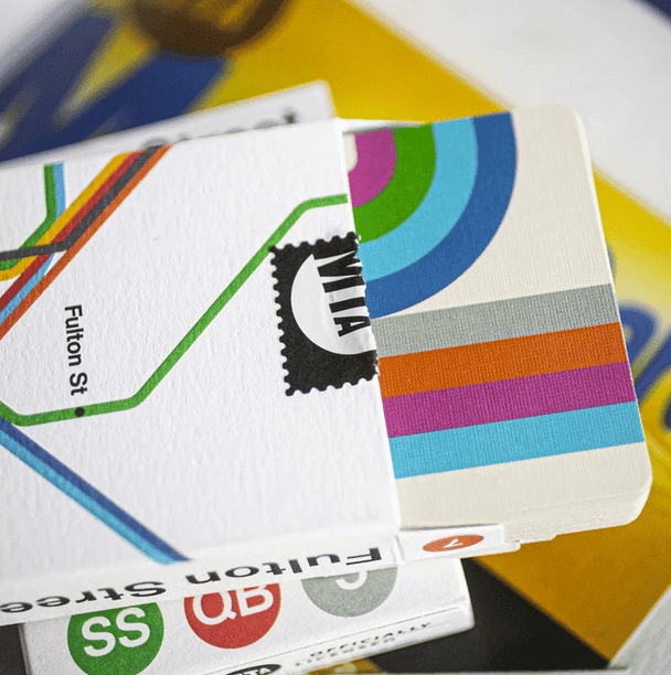 Fulton Street MTA Playing Cards (1972 VIGNELLI MAP EDITION)
