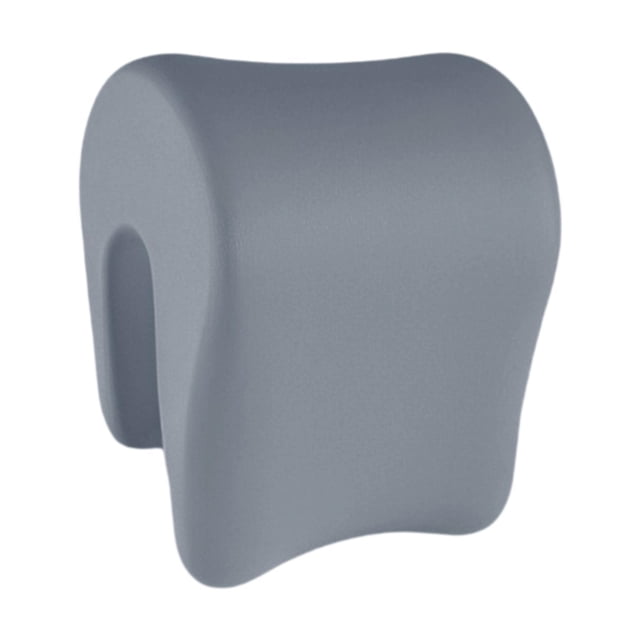 Cojín cervical con memoria para silla de oficina, cojín cervical para silla de trabajo, antideslizante. Gris