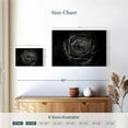 thumbnail image 3 of Elephant Stock Black Baccara Rose Wall Art - Horizontal Canvas Wall Art - Living Room Wall Decor - Gothic Canvas - Black And Gray Decor - 12" x 8", 3 of 4