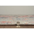 thumbnail image 6 of Contemporary Home Living 5' x 7.5' Traditional Rectangular Area Throw Rug - Cream and Blue, 6 of 8