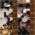 thumbnail image 6 of 10pcs Espresso Accessories Kit - Knock Box And Tamping Station Coffee Tamper Distributor Dosing Funnel Puck Screen Brush Spoon Latte Pen 16 Stencils Fits Delonghi 54mm Portafilter, 6 of 9