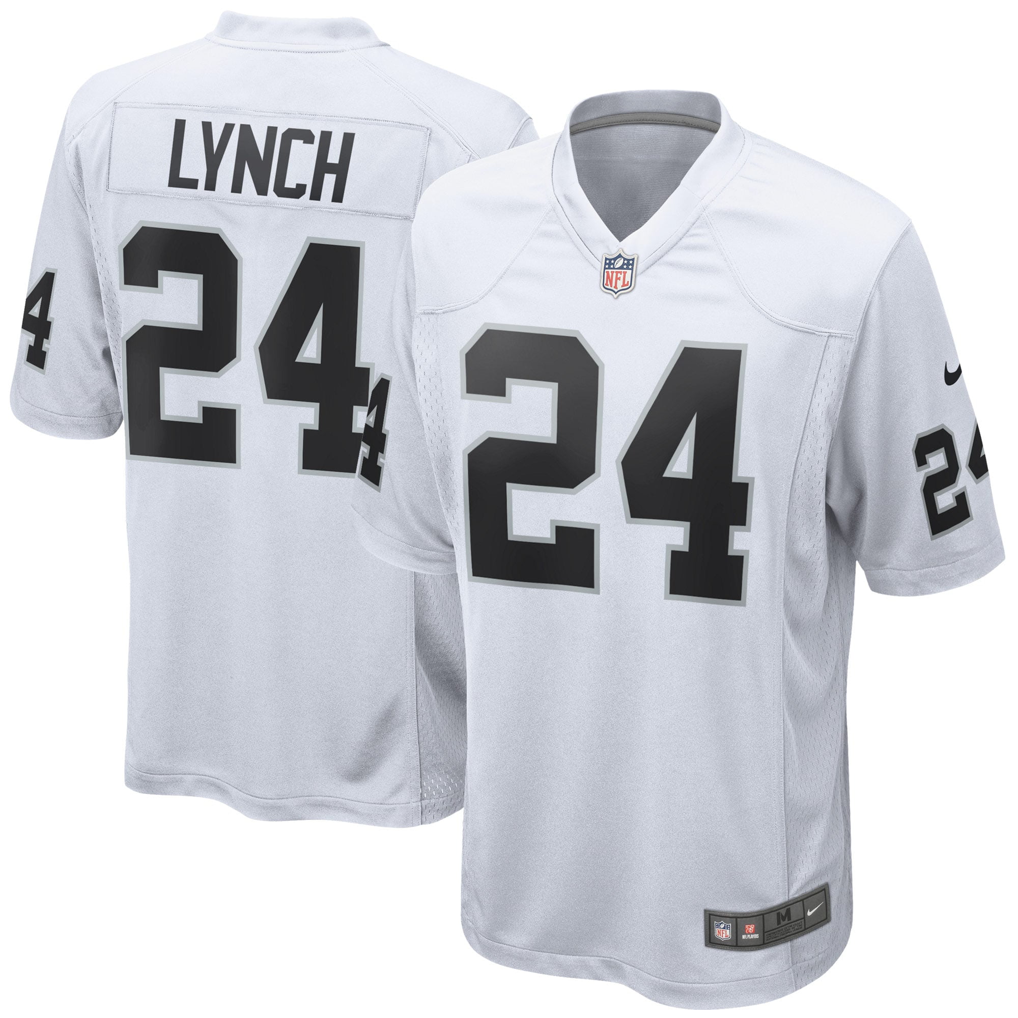 Marshawn Lynch Las Vegas Raiders Nike Game Jersey - White - Walmart.com