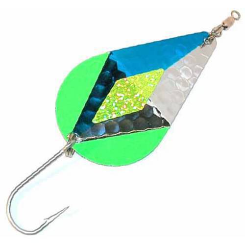 Brad's Extreme Mini Wobbler, Nickel/Blue/Gold