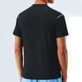 thumbnail image 5 of Generic Mens Short Sleeve Raglan Tops Lightweight Crewneck Athletic Running T-Shirt Breathable Gym Workout Tee Shirts, 5 of 5