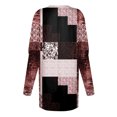 thumbnail image 5 of Liquidation! Tunique Décontractée pour Femmes Manches Longues Col Rond Imprimé Mode avec Poche Offre du Jour Aujourd'hui Liquidation Entrepôt 39, 5 of 5