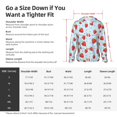 thumbnail image 4 of KLL Strawberry Print Men's Women’s UPF 50+ Sun Protection Outdoor Hoodie Jacket Long Sleeve Fishing Hiking Performance Shirt-Medium, 4 of 6