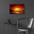 thumbnail image 6 of Epic Art 'Fiery Waves' by Anthony Casay, Acrylic Glass Wall Art, 24"x16", 6 of 8