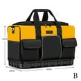 thumbnail image 6 of Heavy Duty Tool Bag 18/20/23 inches Portable Empty Tool Box Organizer Storage,Toolbox Organization, Large Carrying Toolbag, 6 of 9