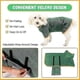 thumbnail image 3 of Dog Apparel Bathrobe Towel Bath Robe Pet Bathrobes Coat Absorbent Towel For Lar Medium Smal, 3 of 5