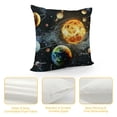 thumbnail image 4 of Qinduosi Planets and Space Throw Pillow Case Cushion Cover Home Office Decorative for Sofa Living Room Square White, 4 of 5