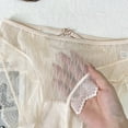 thumbnail image 6 of Hfnxid Women's Mid-waist Underwear Seamless Ice Silk Full Coverage Panties Lace Briefs, 6 of 9