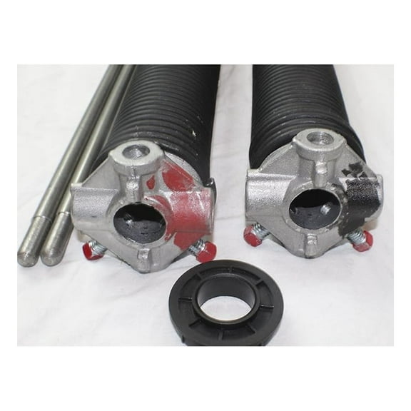 Garage Door Torsion Springs Pair 225x2"x22-36" with Winding Bars - 30" - Corrosion Resistant - Professional Installation Recommended