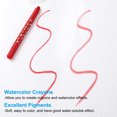 thumbnail image 3 of Uxcell Watercolor Gel Crayon, 3Pcs Washable Twist Crayons for Coloring Drawing Painting, White, 3 of 7