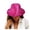 Hot Pink, variant on kaondbfi Summer Outdoor Travel Essentials Accessories Baseball Caps for Women and Men Tie-Dye Printed Hat Wide Jazz Hat for Party Clothings Summer Cap