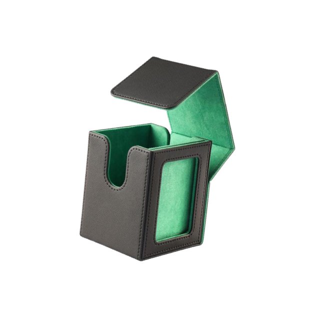 jinwen Card Deck Box Container Game Card Case Card Holder TCG Card Deck Storage Box green
