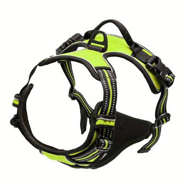 No Pull Dog Harness Front Clip Heavy Duty Reflective Easy Control Handle For Large Dog Walking