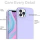 thumbnail image 3 of Entronix Funda de Silicona para iPhone 11 Pro Max, Suave Al Tacto, Antiarañazos y Antigolpes, Color Morado, 3 of 4