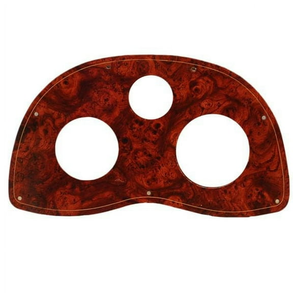 Tracker Boat Blank Gauge Panel | Faux Woodgrain 13 1/2 x 8 Inch