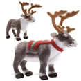 thumbnail image 2 of Simulation Elk Dolls Merry Christmas Lifelike Animal Soft Stuffed Fluffy Xmas Home Decor Plush Deer Toys Children Birthday Gift, 2 of 5