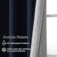 thumbnail image 4 of sasyxdc Grace Grey Curtains 96 Inches Long for Living Room 2 Panels  3D Embossed Textured Geometry Soft Draperies Light Filtering Semi Privacy Curtains for Bedroom Dining Cottage 8 FT Tal, 4 of 7