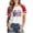 Red, variant on Independence Day Womens Plus Size Tops 4th of July Shirt Usa Print Summer Blue Patriotic Women Shirts