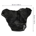 thumbnail image 2 of FENGGUIQU Culottes Jetables pour Spa Sanitaire 10 Pcs Noires pour Femmes, 2 of 8
