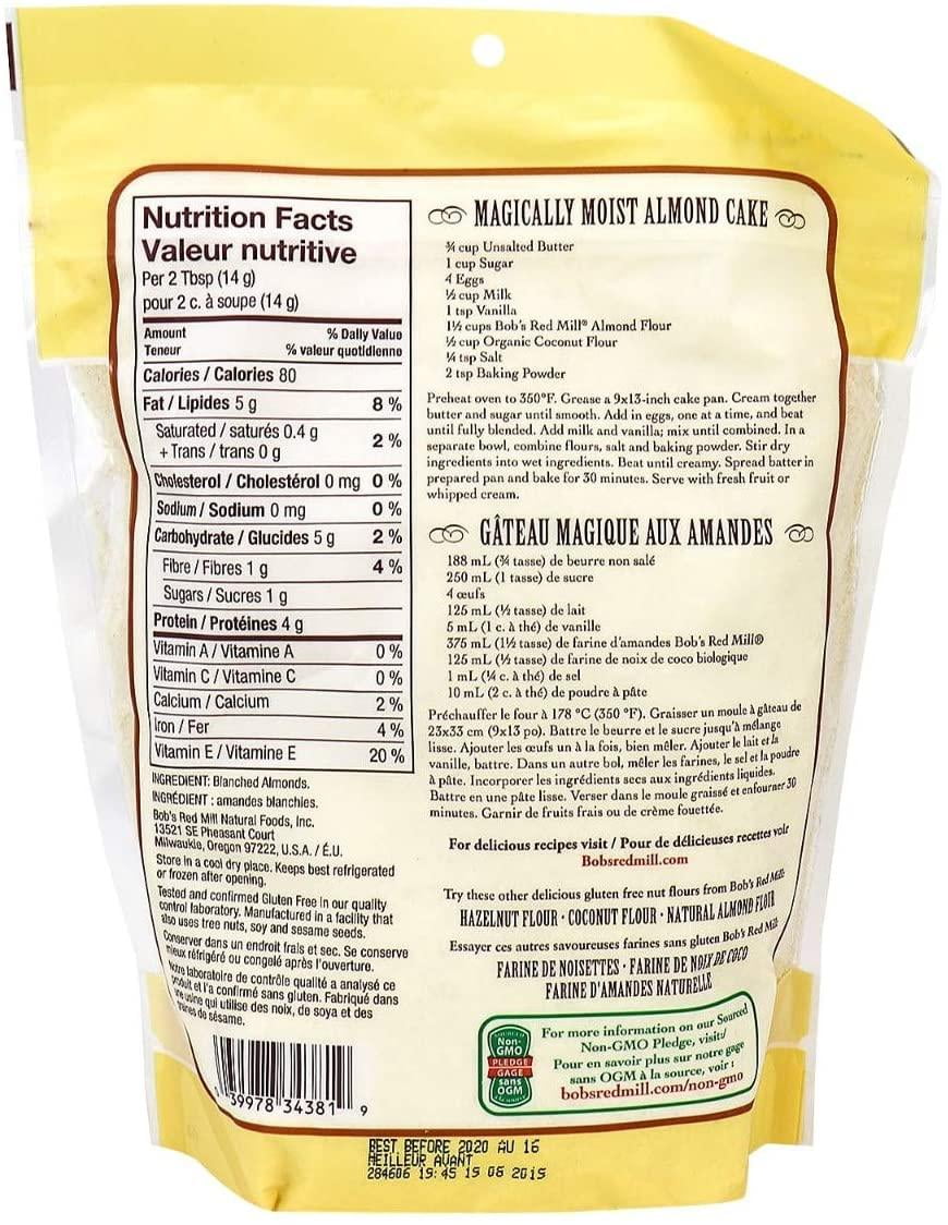 Farine d'amande Bob's Red Mill SUP 453g