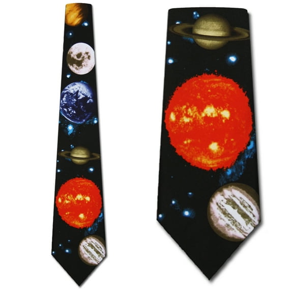 Solar System Necktie Mens Tie