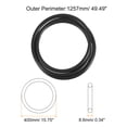 thumbnail image 2 of Unique Bargains Universal Sewing Machine Motor Stretch Belt 1257mm 50" Perimeter, 8.6mm Belt Thick, 2 of 5