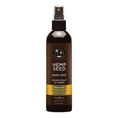 Earthly Body Hemp Seed Moisturizing Body Mist - 8 Oz Beach Daze
