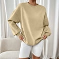 thumbnail image 4 of FNFYFH Oversized Sweatshirts for Women Crew Neck Sweatshirt Long Sleeve Pullover Fall Colthes, 4 of 10