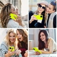 thumbnail image 2 of Designed for iPhone 14 Plus Case, Silicone Shockproof Slim Thin Phone Case for iPhone 14 Plus 6.7 inch （Fluorescent Yellow）, 2 of 16