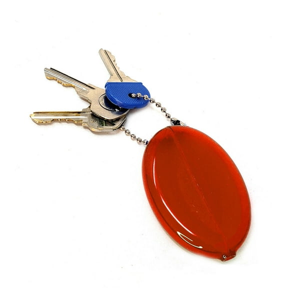 1 Oval Coin Purse | Organize Small Items Multi-Purpose Keychain | Made in USA