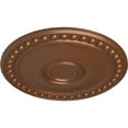 thumbnail image 3 of Ekena Millwork 19 1/8"OD x 1"P Foster Ceiling Medallion (Fits Canopies up to 5 5/8"), Hand-Painted Polished Copper, 3 of 8
